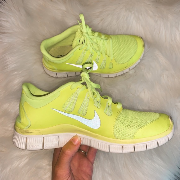 neon nike tennis shoes